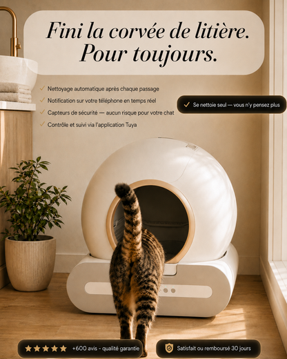 SumiCat Sanly — Litière Auto Autonettoyante Connectée