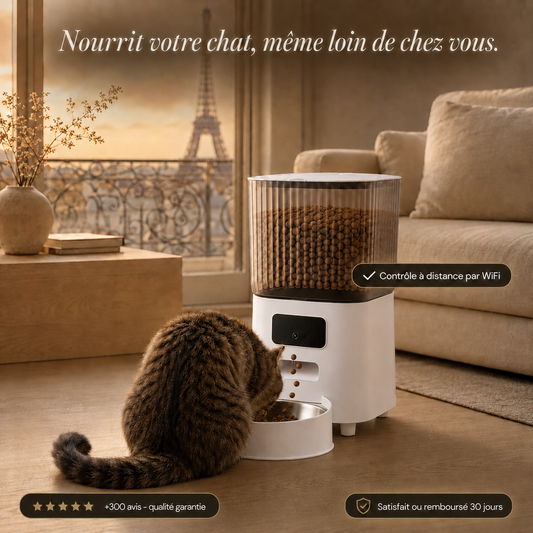 SumiCat Nutri — Distributeur à croquettes Intelligent pour Chat